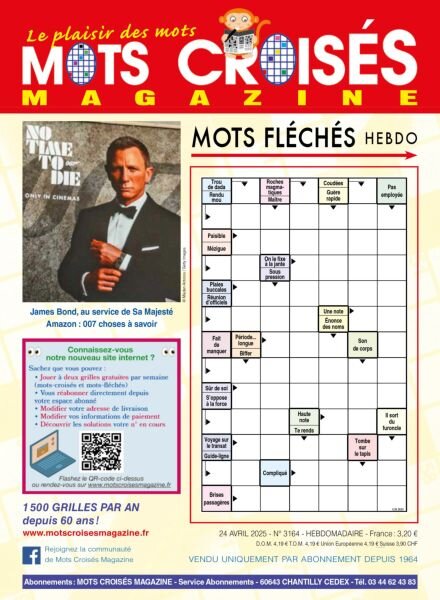Mots Croises Magazine – 24 Avril 2025 Cover