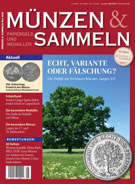 Munzen & Sammeln – Mai 2025 Cover