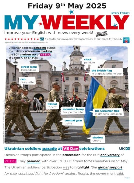 My Weekly fr – 9 Mai 2025 Cover