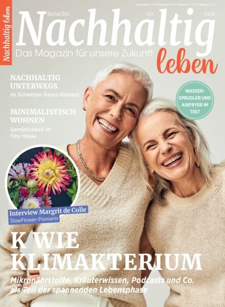 Nachhaltig leben – Mai-Juni 2025 Cover
