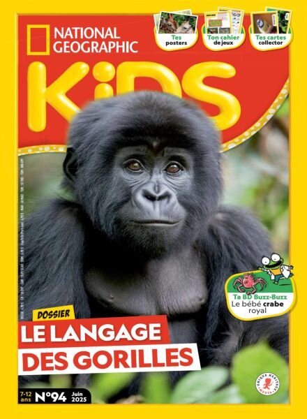 National Geographic Kids France – Juin 2025 Cover