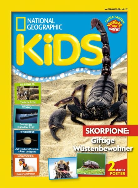 National Geographic KiDS Germany – April 2025 Cover