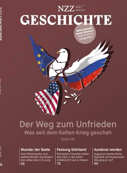 NZZ Geschichte – Mai 2025 Cover