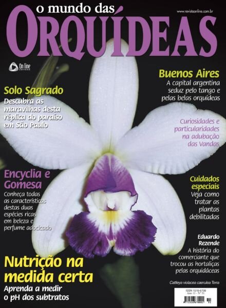 O Mundo das Orquideas – Abril 2025 Cover