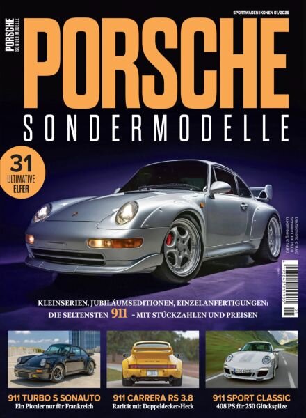 Octane Germany – Porsche Sondermodelle – Mai 2025 Cover