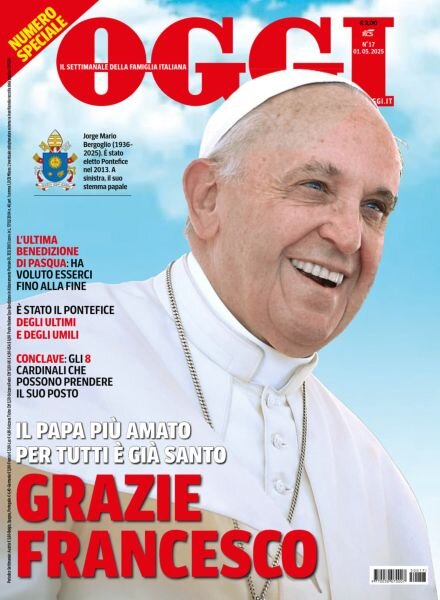 Oggi – 1 Maggio 2025 Cover
