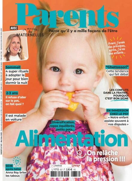 Parents France – Mai-Juin 2025 Cover
