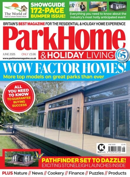 Park Home & Holiday Living – June 2025 Cover