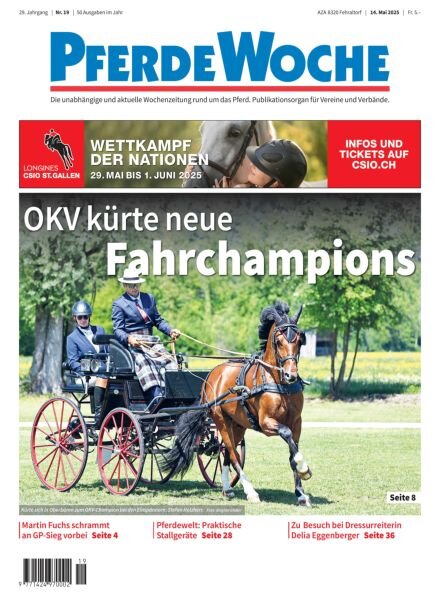 PferdeWoche – 14 Mai 2025 Cover