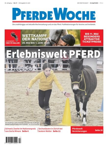 PferdeWoche – 30 April 2025 Cover