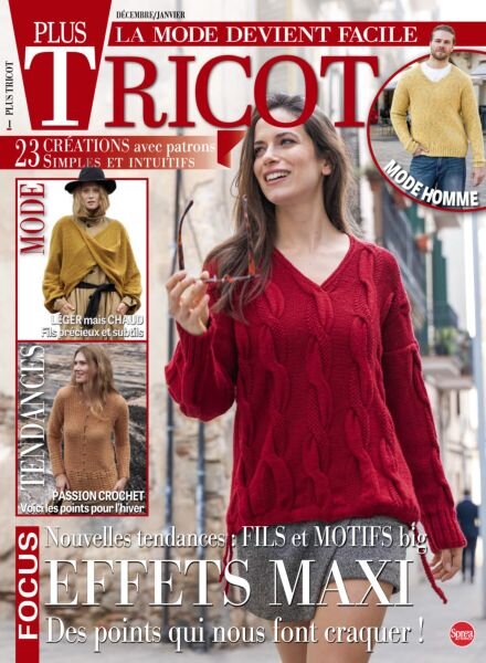 Plus Tricot – Decembre 2024 – Janvier 2025 Cover