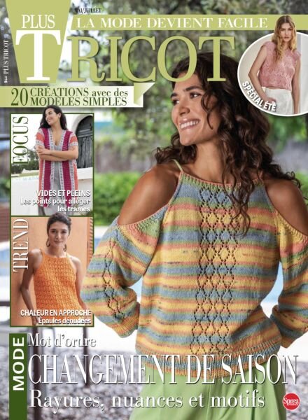 Plus Tricot – Mai-Juillet 2025 Cover
