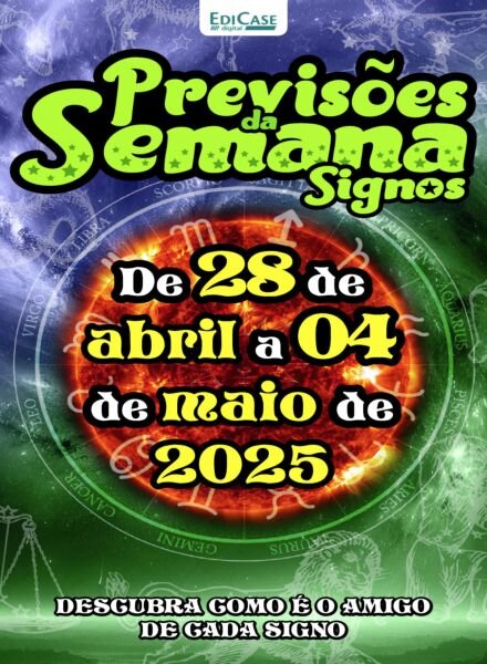 Previsoes da Semana – 28 Abril 2025 Cover