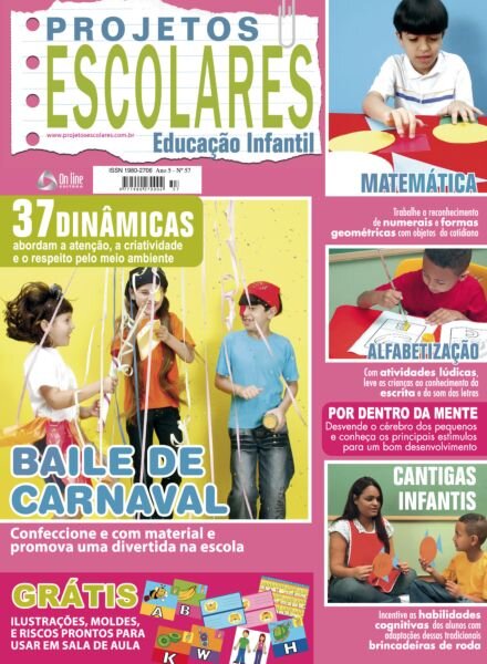 Projetos Escolares Educacao Infantil – Abril 2025 Cover