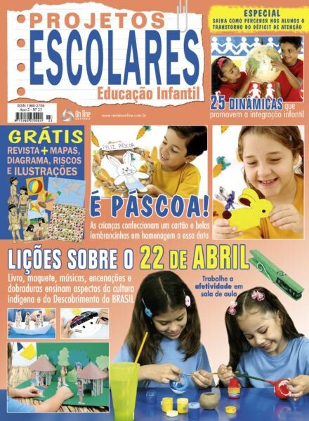 Projetos Escolares Educacao Infantil – Maio 2025 Cover