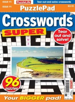 PuzzleLife PuzzlePad Crosswords Super – May 2025
