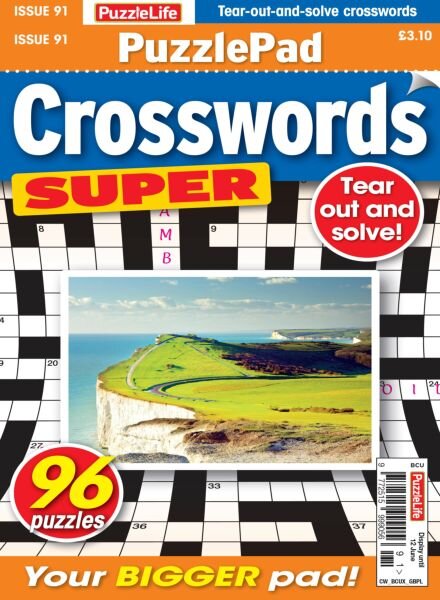 PuzzleLife PuzzlePad Crosswords Super – May 2025 Cover