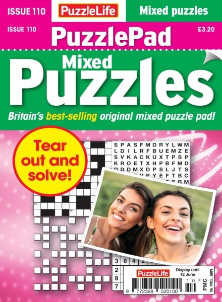 PuzzleLife PuzzlePad Puzzles – May 2025 Cover