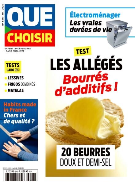 Que Choisir – Mai 2025 Cover