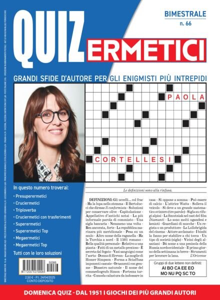 Quiz Ermetici – 24 Aprile 2025 Cover