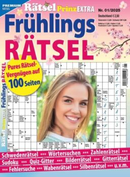Ratsel Prinz Extra – Nr 1 2025