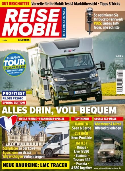 Reisemobil International – Juni 2025 Cover