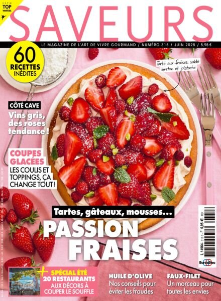 Saveurs France – Juin 2025 Cover
