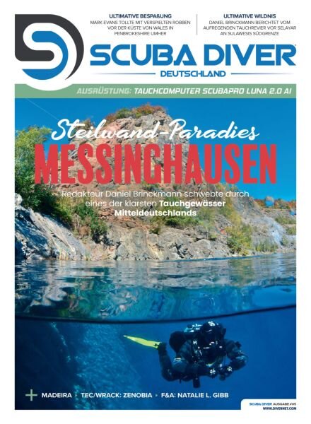 Scuba Diver Germany – Mai 2025 Cover