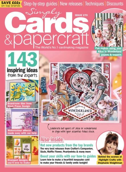Simply Cards & Papercraft – Issue 270 2025 Cover