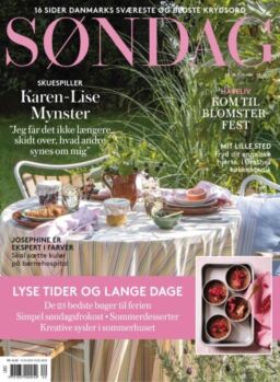 Sondag – 12 Maj 2025