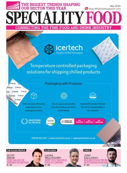 Speciality Food – May 2025 Cover