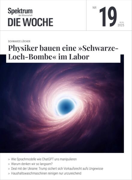 Spektrum Die Woche – 8 Mai 2025 Cover