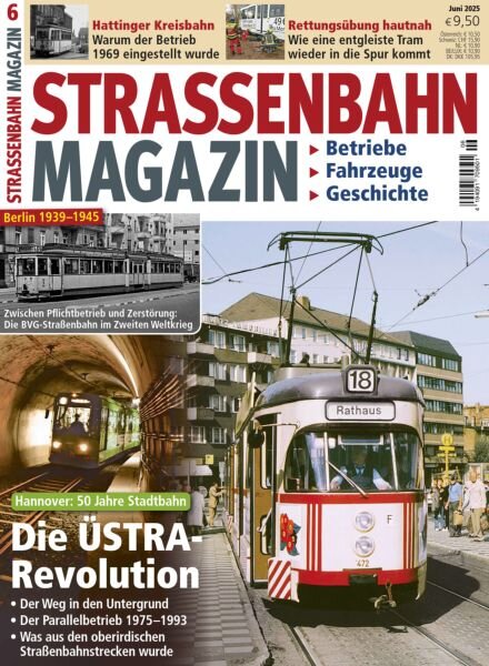 Strassenbahn – Juni 2025 Cover