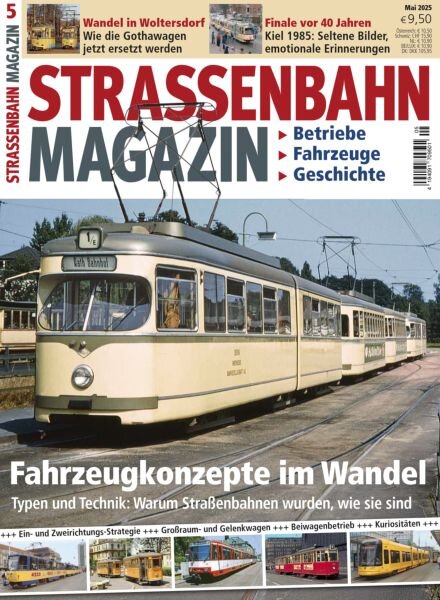 Strassenbahn – Mai 2025 Cover
