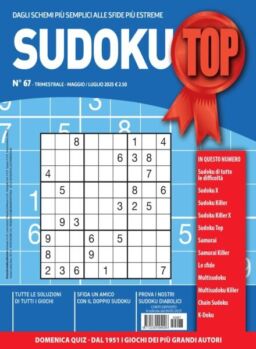 Sudoku Top – Maggio-Giugno-Luglio 2025