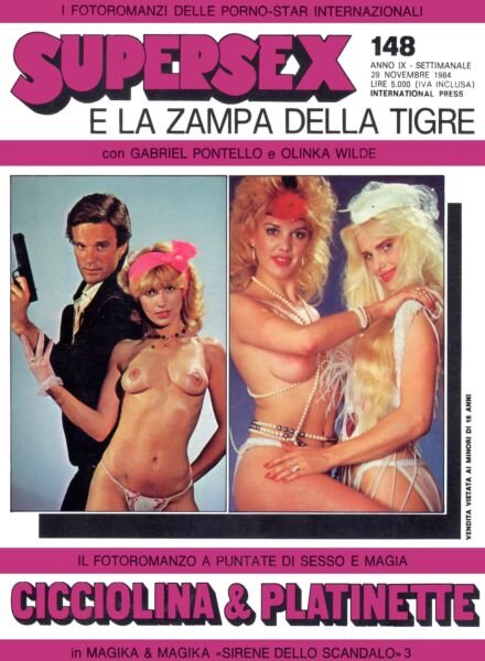 Supersex – N 148 29 Novembre 1984 Cover