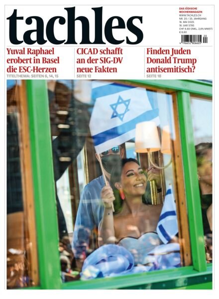 Tachles – 16 Mai 2025 Cover