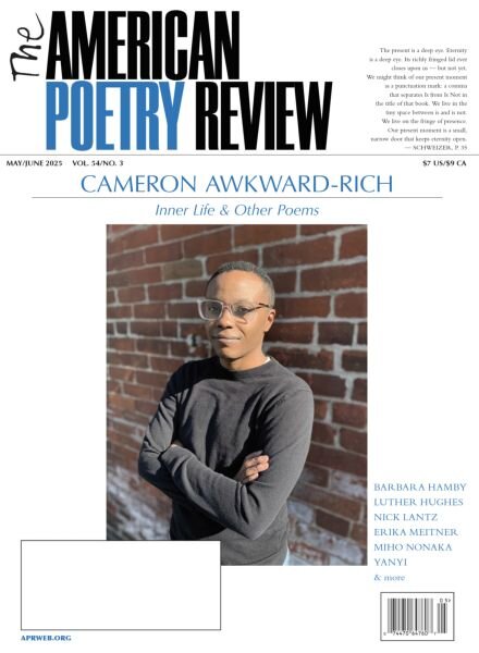 The American Poetry Review – May-June 2025 Cover
