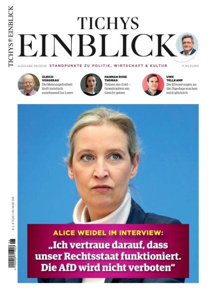 Tichys Einblick – Juni 2025 Cover