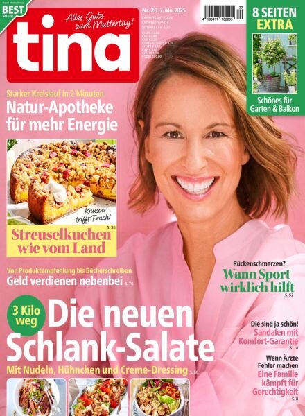 Tina – 7 Mai 2025 Cover