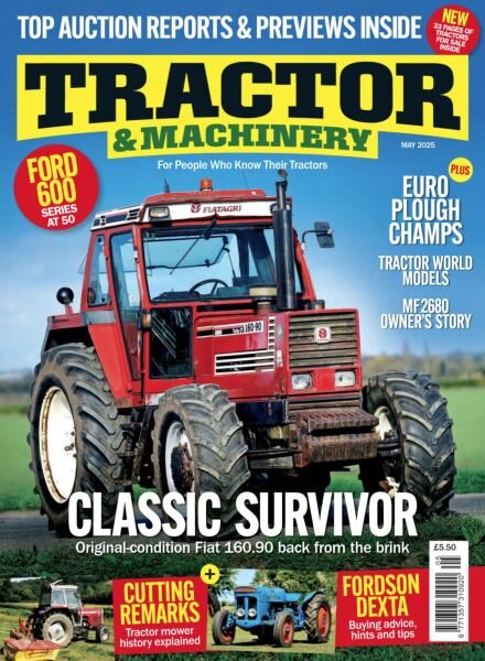 Tractor & Machinery – May 2025 Cover