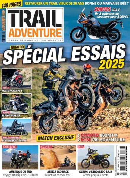 Trail Adventure – Mars-Mai 2025 Cover