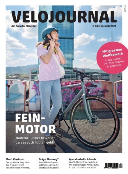 Velojournal – E-Bike Spezial 2025 Cover