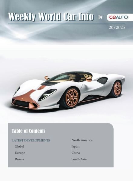 Weekly World Car Info – 17 May 2025 Cover