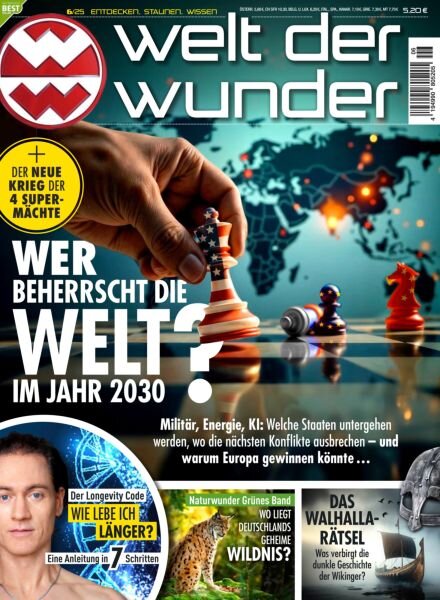 Welt der Wunder – Juni 2025 Cover
