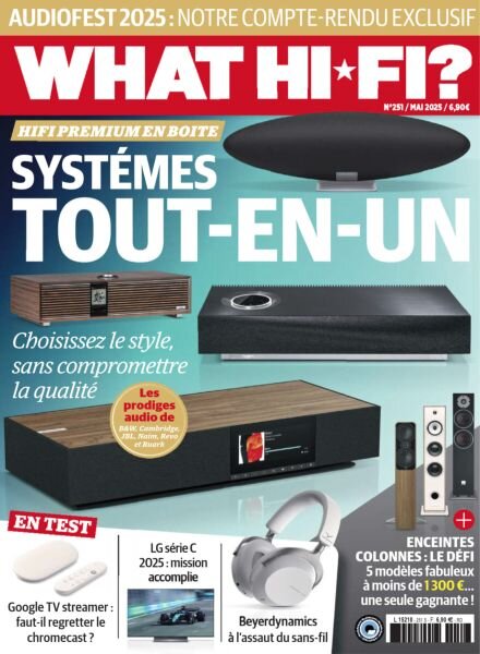 What Hifi France – Mai 2025 Cover