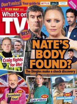 What’s on TV – 17 May 2025