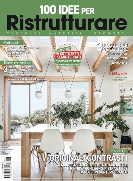 100 Idee per Ristrutturare – Giugno 2025 Cover