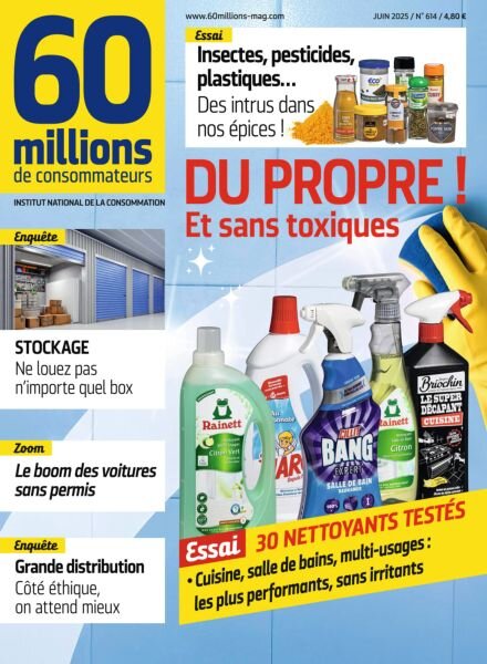 60 Millions de Consommateurs – Juin 2025 Cover