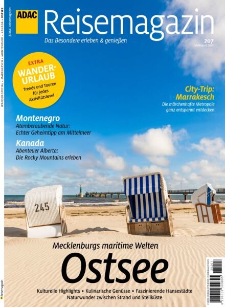 ADAC Reisemagazin – Juli-August 2025 Cover